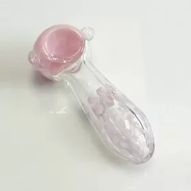 Handpipe - 4 Inches - Slime Color Head - Assorted Design