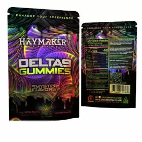 Haymaker Reserve - Delta 9 Gummies - 125mg - 5 Gummies Per Pack - Mystery Flavors