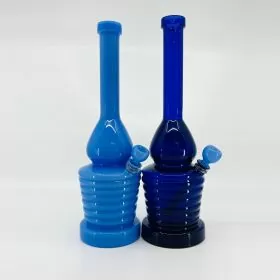 Helix Waterpipe - Blue - 12 Inch - Assorted - Price Per Piece