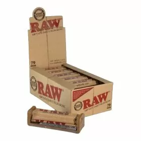 Raw Hemp Plastic Cigarette Rolling Machine - 12 Rollers In Box