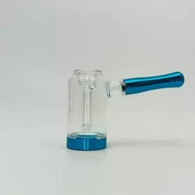 Hipster - 6 Inches Aluminum and Glass Bubbler - PP006