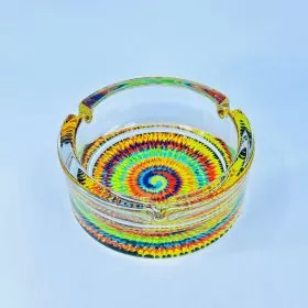 Blink Glass Ashtray - Tie Dye - Price Per Piece 