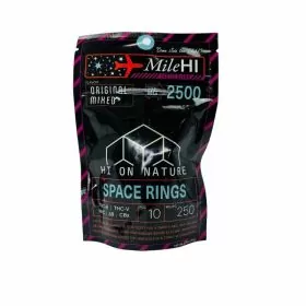HON - Mile Hi Space Rings - Delta 8 - HHC - THC-B - THC-V - CBX - Gummies - 2500mg - 10piece Per Pack - Original Mixed