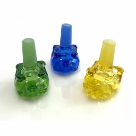 Sense Glass Bowl - 14mm Male - 3 Per Pack - Assorted Color - Vcbl42 
