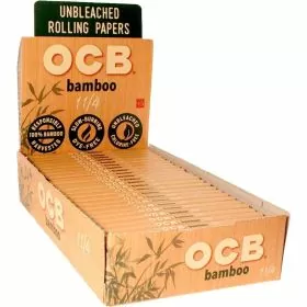 Ocb Bamboo Papers With Tips 1.25 Size - 24 Pack Per Box