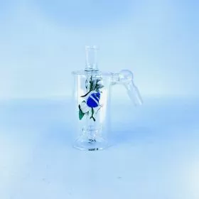 Ash Catcher 45 Degree 14mm - 14 Female With showerhead and Reef Perc