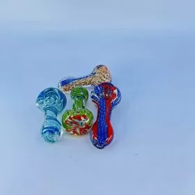 Full Twisting Handpipe 2.5 Inch - Assorted Color - 4 Piece Per Pack