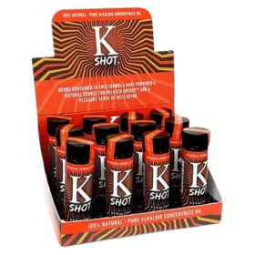 K Shot - Herbal Extract Liquid Kratom Shot - 15 ml Per Bottle - 12 Bottles Per Pack
