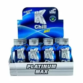 K Chill Max Platinum Max Herbal Supplement 2oz - 12 Counts Per Box