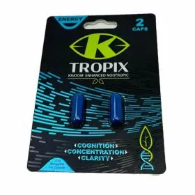 K Tropix - Kratom - 50mg Capsules - 2 Pieces Per Pack