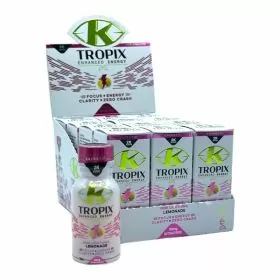 K Tropix - 2K Series Kratom Shot - 100mg - 15ml - 12 Pieces Per Pack - Pink Lightning Lemonade