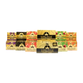 King Palm - Hemp Rolling Papers - 1 1/4 50 Papers Per Pack - 40 Pack