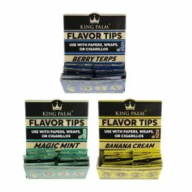 King Palm Flavor Tips - 50 Pieces Per Display
