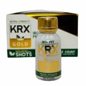 Krx Gold Extra Strength Kratom Shot - 15ml - 12 Counts Per Box