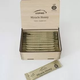 Leopard Miracle Honey - 15 Gram Per Pack - 12 Packs Per Box