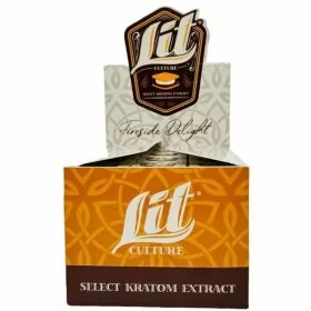 Lit Culture - Kratom Extract - 15ml Shot - 12 Per Pack - Fireside Delight
