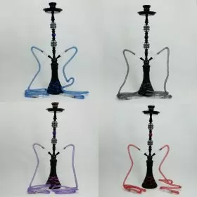 Luxor - Shisha Hookah Done Right - 26 Inches - 2 Hose With Disco Ball - NP21-10