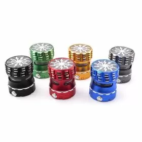 Manual Metal Grinder Thunderbolt With LED - Assorted Colors - Price Per Piece