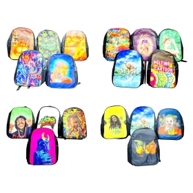 Medium Size Backpack - Assorted Designs