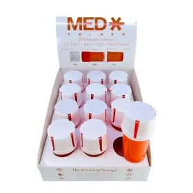 Medtainer - Child Resistant Collection - 20 Dram - 12 Pieces Per Display