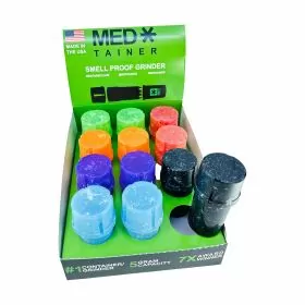 Medtainer - Marble - Assorted Colors - 20 Dram - 12 Pieces Per Display