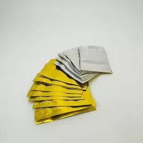 Mylar Baggies - 3.5 Inches X 5 Inches - 3.5 Grams - 1/8oz - 50 Counts Per Pack - Clear or Colored