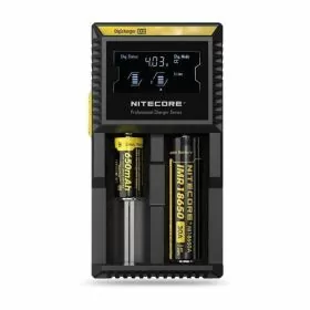 Nitecore - Digi D2 Charger - 2 Bay - Digital Battery Charger