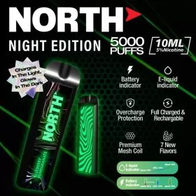 North - Disposable - 5000 Puffs - Night Edition