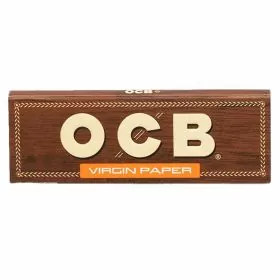 Ocb Virgin 1 1/4 Papers Unbleached-24 Pack Per Display