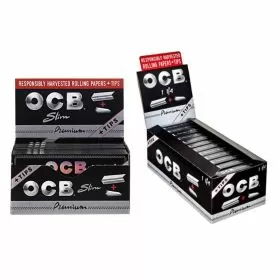 OCB - Premium Papers With Tips - 24 Packs Per Box