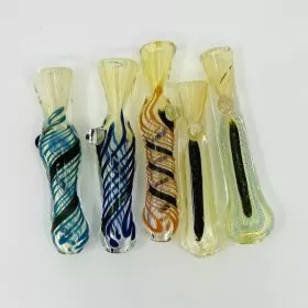 One Hitter-Chillum Pink - 5 Per Pack - Assorted