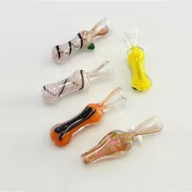 One Hitter-Chillum Pink - 12 Per Pack - Assorted