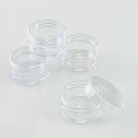 Plastic Jar 5ml - Clear - 25 Count Per Pack