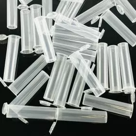 Plastic Tube - 78mm - Pop Top - 50 Pieces Per Pack