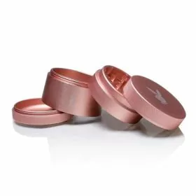 Playboy by Ryot 4 Piece Solid Body Grinder - 2.2 Inches - Rose Gold