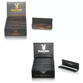Playboy by Ryot Rolling Papers - 1 1/4 Size - 25 Counts Per Box 