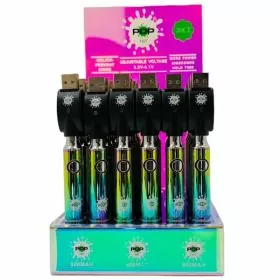 Pop Hit - 900mAh Battery - 30 Counts Per Display - Rainbow