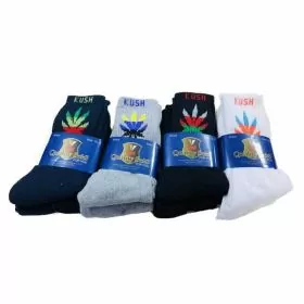 Quality Socks Kush Size - 10-13 Sc4442 - 3 Per Pack - Assorted Colors - Price Per Pack