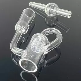 Recycler Banger - With Diamond Knot & Carb Cap