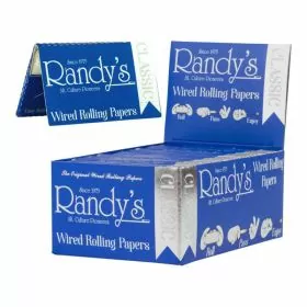 Randys Classic Papers - 77 mm - 25 Counts Per Box - Silver