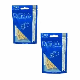 Randy's Pre-rolled Tips - Natural Unrefined - 20 Per Display - 50 Bags Counts