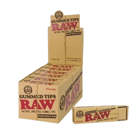 Raw Gummed Tips 33ct - 24 Per Box