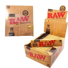 Raw King Size Slim Classic - 50 In Box