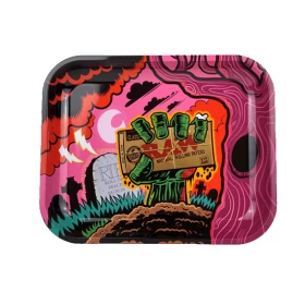 Raw Rolling Tray - Zombie - Metal - Large