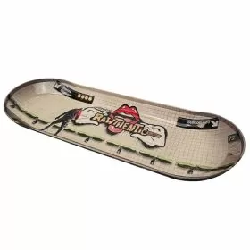 Raw - Rolling Tray - Metal Skate Deck NY - Graffiti 2 - 17 Inches X 6 Inches 