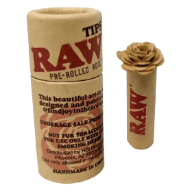 Raw Pre-rolled Rose Tips - 6 Count Per Display