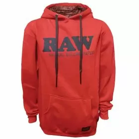 Raw - Red Hoodie - 100% Cotton