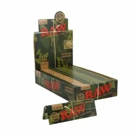 Raw - Classic Camo - 1¼ Size - 50 Packs - 24 Packs Per Box - Limited Edition