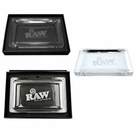 Raw - Crystal Glass Rolling Tray