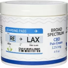 Re-Lax - CBD Pain Cream - 4 oz Jar Broad Spectrum - 1250mg 